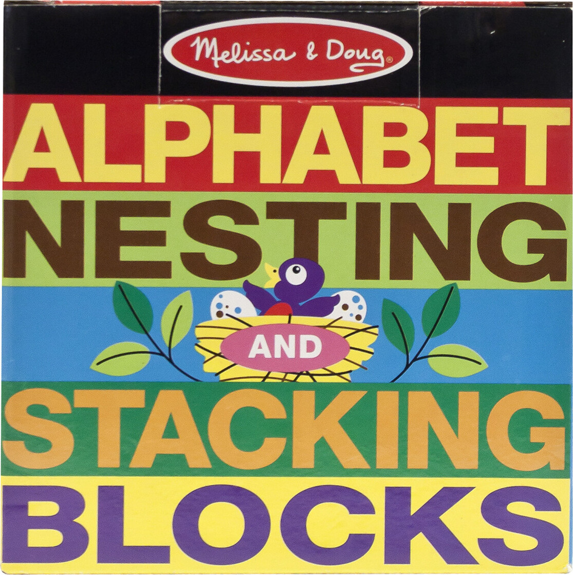 melissa and doug alphabet nesting blocks