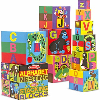 Alphabet Nesting And Stacking Blocks