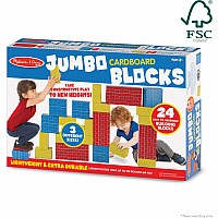 Jumbo Cardboard Blocks (24 pc)