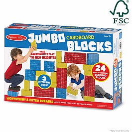 Jumbo Cardboard Blocks 24 pc.
