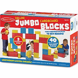 Deluxe Jumbo Cardboard Blocks (40 pc)