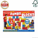 Deluxe Jumbo Cardboard Blocks (40 pc)