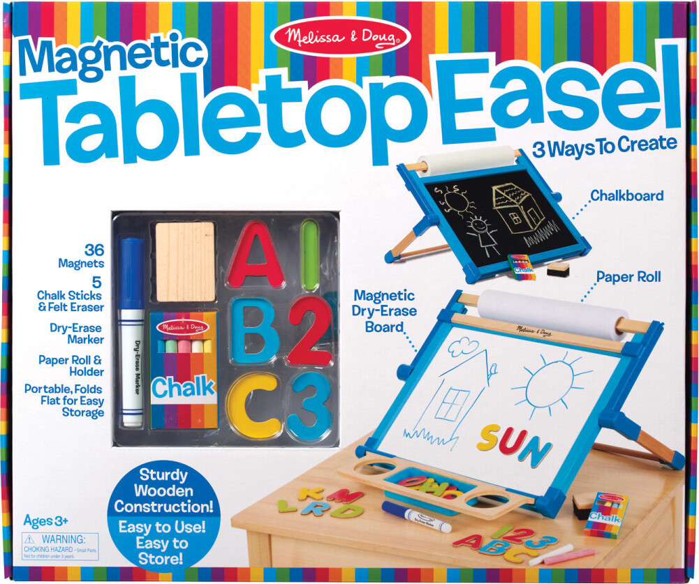 melissa and doug double sided tabletop easel
