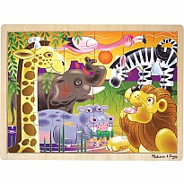 African Plains Wooden Jigsaw Puzzle - 24 Pieces