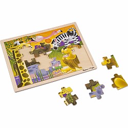 African Plains Wooden Jigsaw Puzzle - 24 Pieces