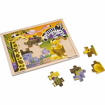 African Plains Wooden Jigsaw Puzzle - 24 Pieces