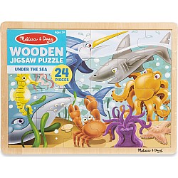 24 Piece Wooden Puzzle - Under the Sea
