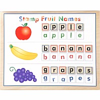 Deluxe Wooden Stamp Set - ABCs 123s