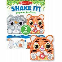 Shake It! Safari Animals Beginner Craft Kit