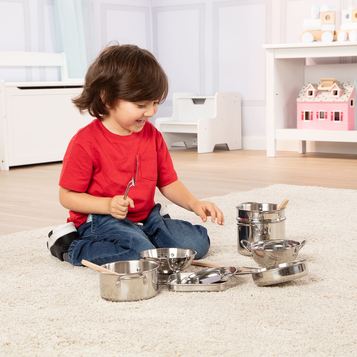 stainless steel pots and pans set target