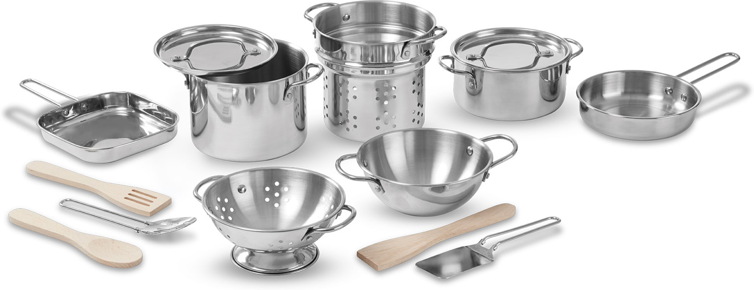 stainless steel pots and pans set target