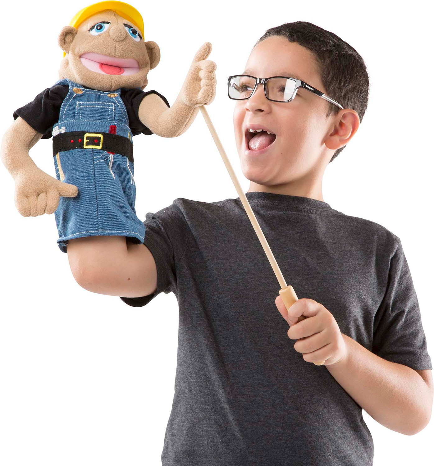 Construction Worker Puppet (New Packaging) Teaching Toys and Books