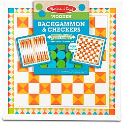 Wooden Backgammon & Checkers