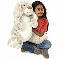 Jumbo Burrow Bunny Stuffed Plush Animal