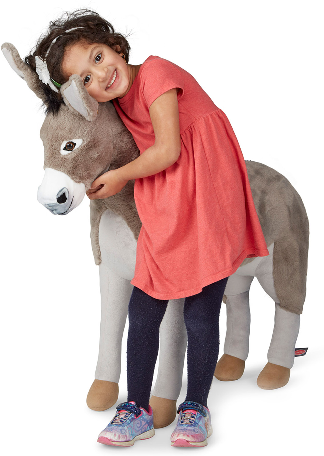 Lifelike Plush Donkey Stuffed Animal Melissa Doug Dancing