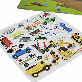 Puffy Sticker Play Set - Vehicles