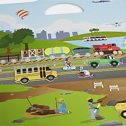Puffy Sticker Play Set - Vehicles