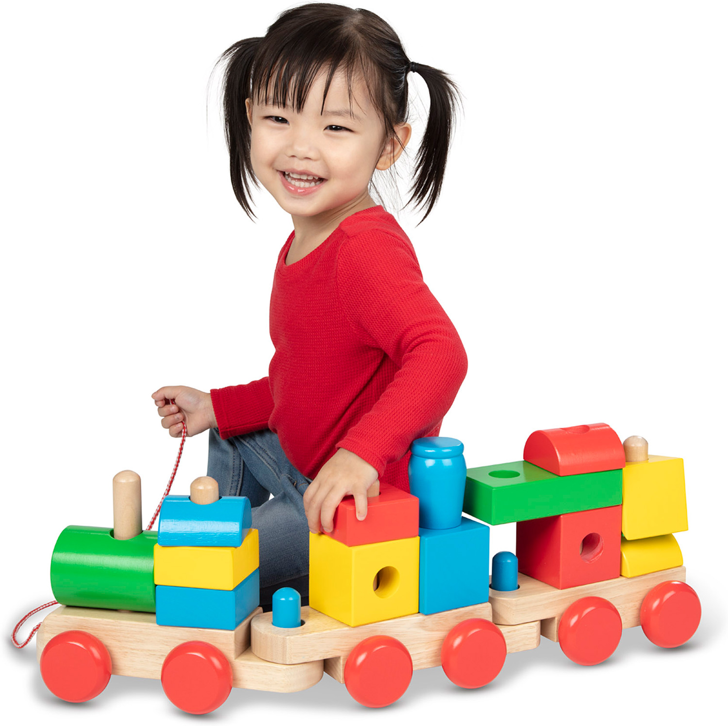 melissa and doug jumbo stacking train