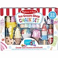 Ice Cream Shop Chalk Play Set