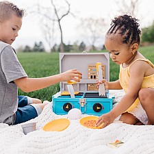 Let's Explore Wooden Camp Stove Play Set