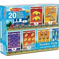 Number Train Floor Puzzle