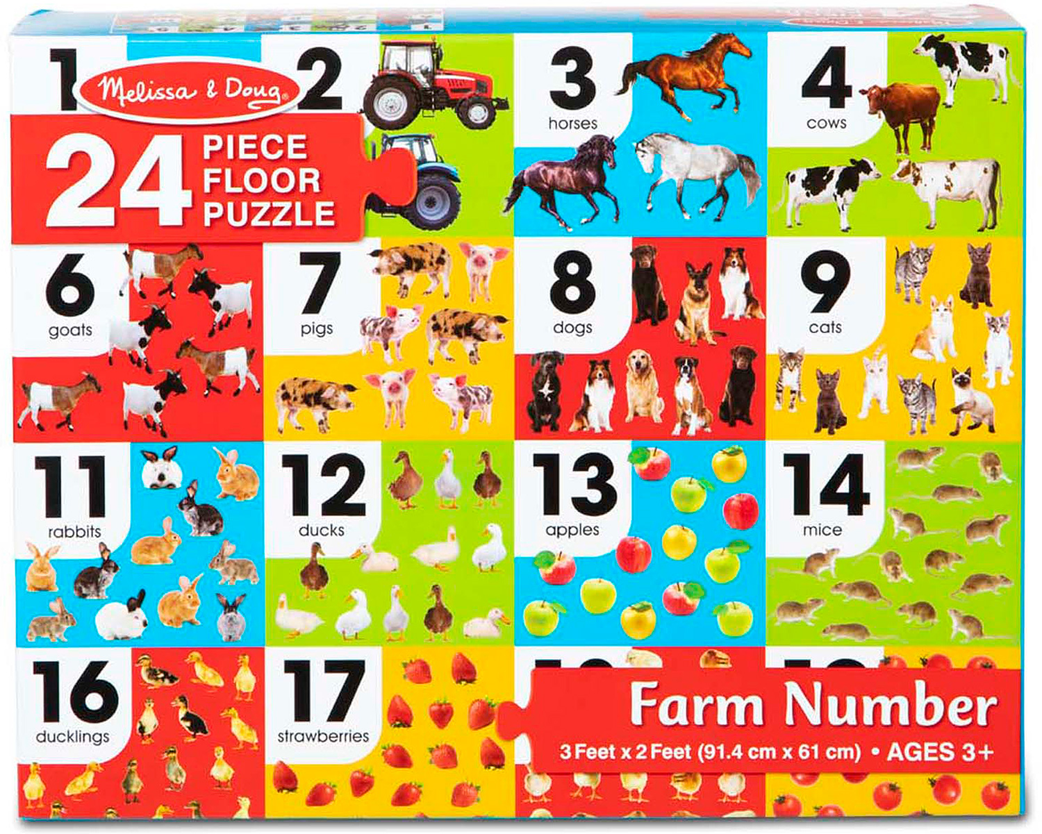 Farm Number Floor Puzzle The Toy Chest at the Nutshell