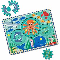 Underwater Wooden Gear Puzzle