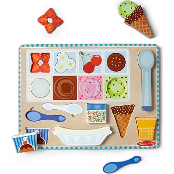 Magnetic Ice Cream Puzzle & Play