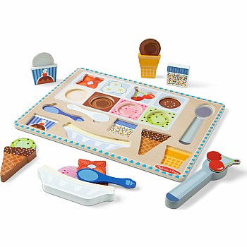 Magnetic Ice Cream Puzzle & Play