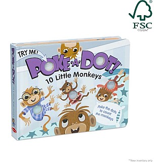 Poke-A-Dot: 10 Little Monkeys