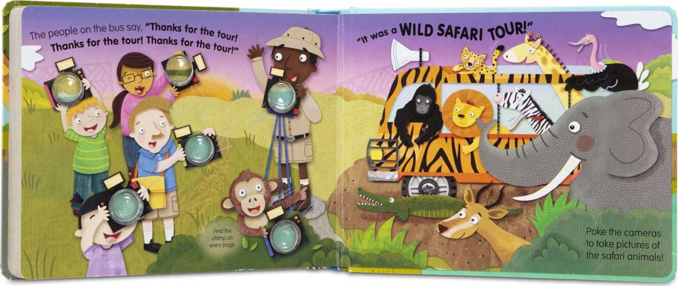 Melissa & Doug Poke-A-Dot Wheels on the Bus Wild Safari – Crib & Kids