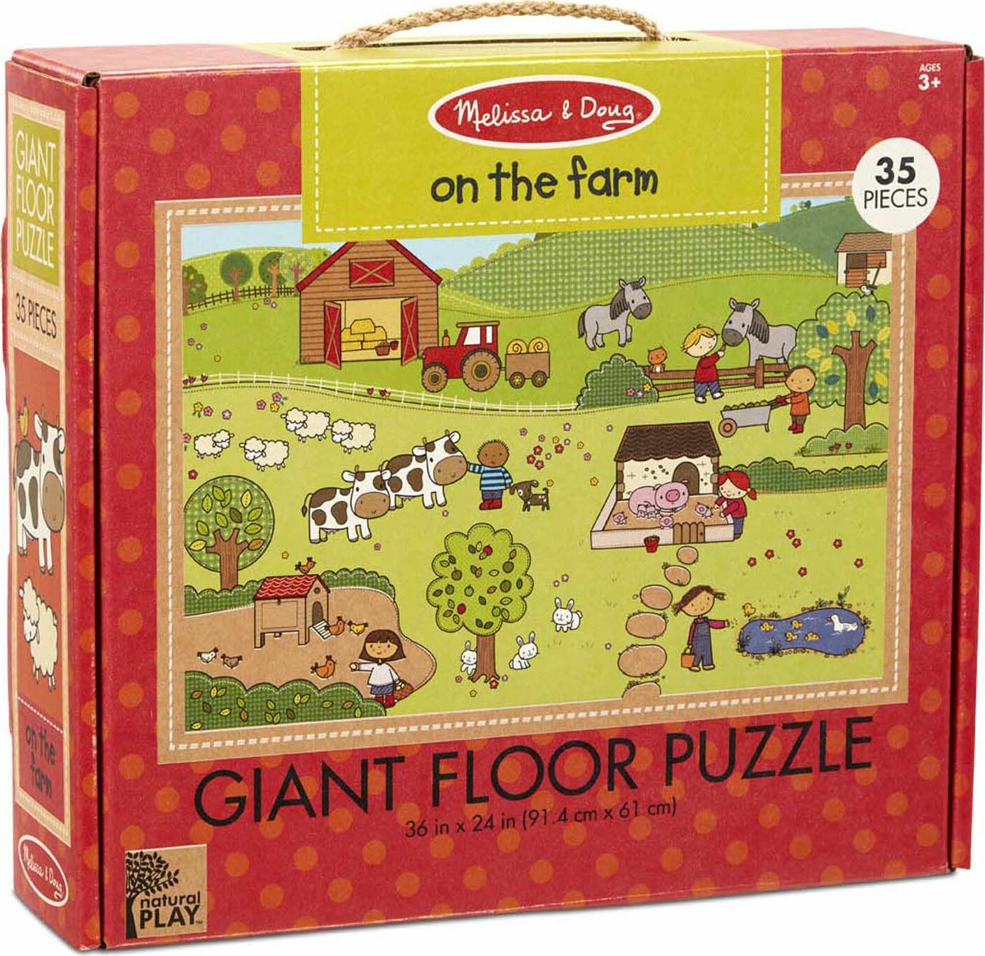 Natural Play Floor Puzzle On the Farm Kite and Kaboodle