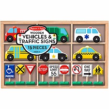  Wooden Vehicles & Traffic Signs