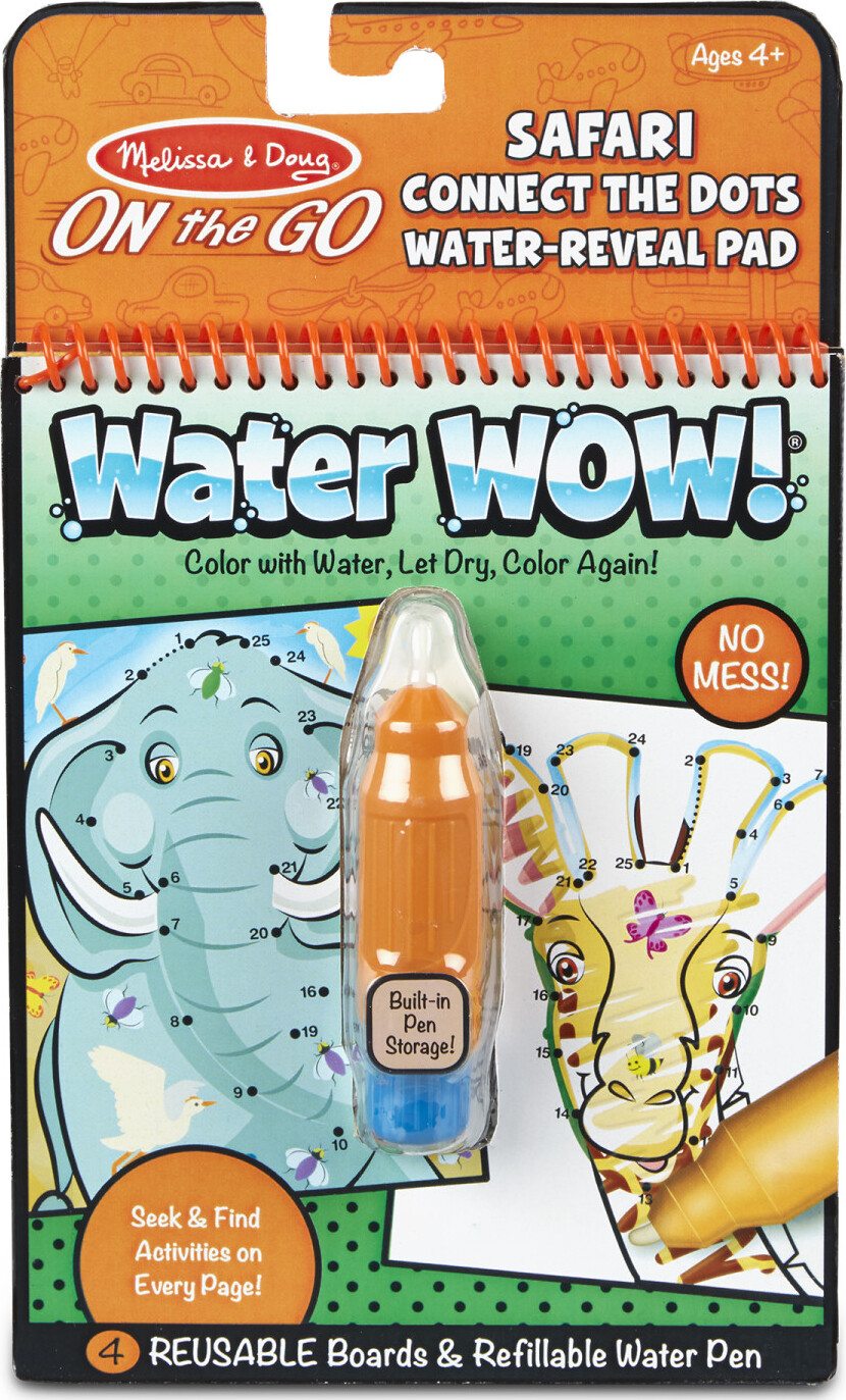 Water Wow! Connect The Dots Safari - On The Go Travel Activity - Imagine  That Toys