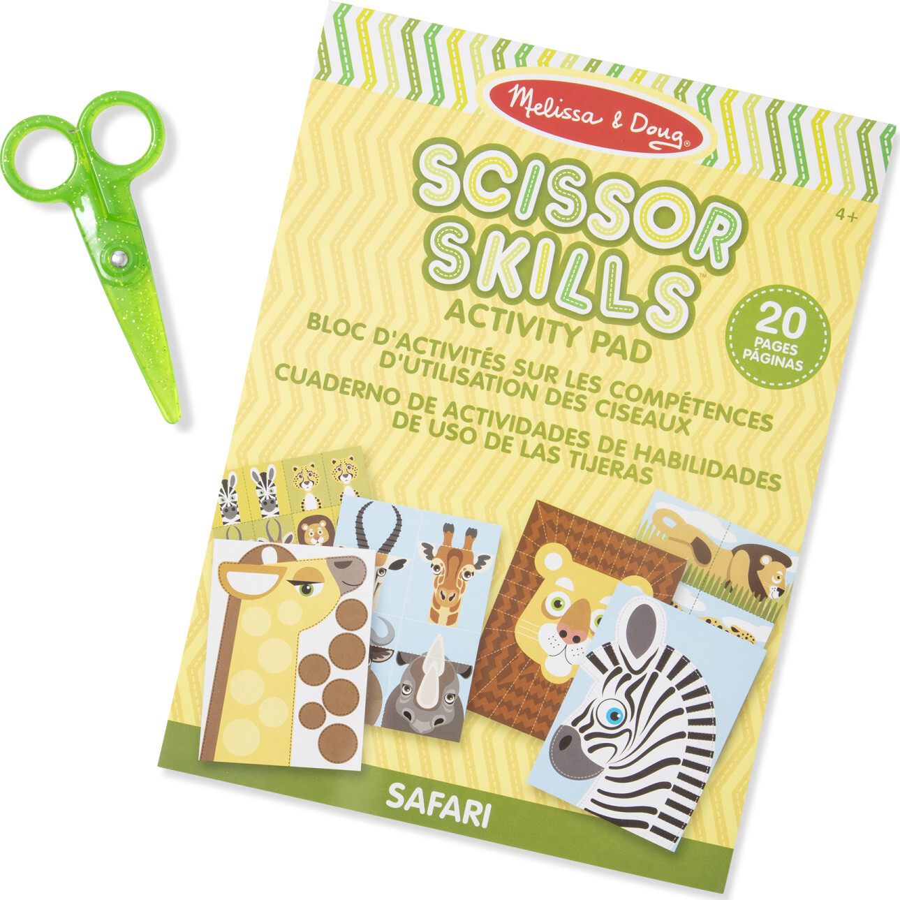 Scissor Skills Safari Activity Pad