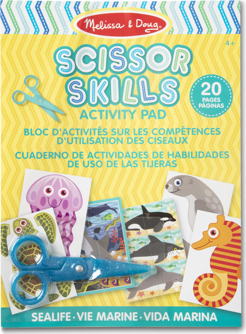 Scissor Skills Sea Life Activity Pad - Imagine That Toys