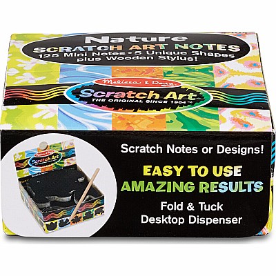 Scratch Art Shaped Note Cards - Nature