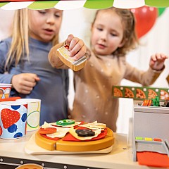 Wooden Pizza Food Truck Activity Center