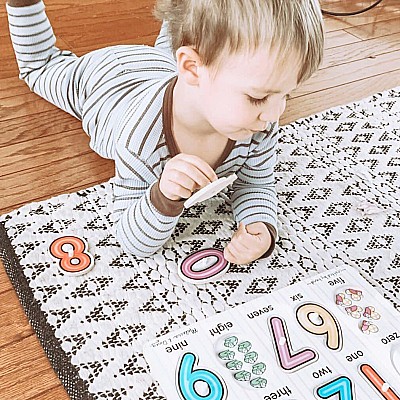 See-Inside Numbers Peg Puzzle - 10 pieces