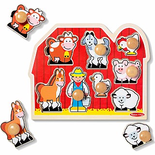 Large Farm Jumbo Knob Puzzle - 8 pieces