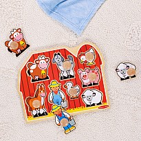 Large Farm Jumbo Knob Puzzle - 8 pieces