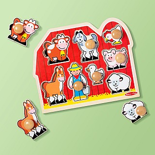 Large Farm Jumbo Knob Puzzle - 8 pieces