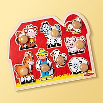 Large Farm Jumbo Knob Puzzle - 8 pieces