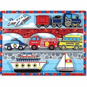 Vehicles Chunky Puzzle - 9 Pieces