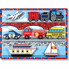 Vehicles Chunky Puzzle - 9 Pieces