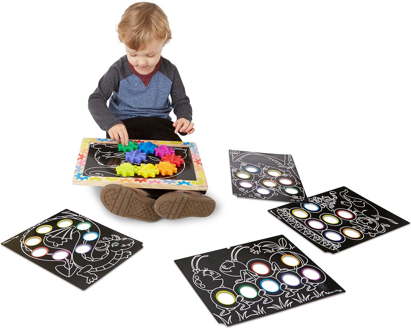 Switch & Spin Magnetic Gear Board - Grand Rabbits Toys in Boulder, Colorado