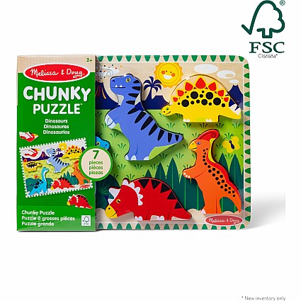 CHUNKY DINOSAURS PUZZLE 