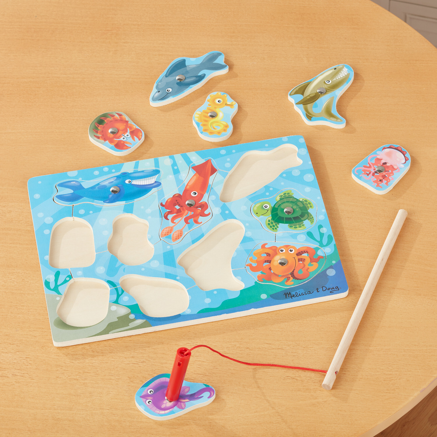 Buy JA-RU Pocket Travel Mini Magnetic Fishing Game w/ Fishing Pole (6 Fishing  Toy) Classic Rotating Fishing Board for Kids & Adults. Original Preschool  Toys & Board Games. Party Favors Bulk. 3205-6p