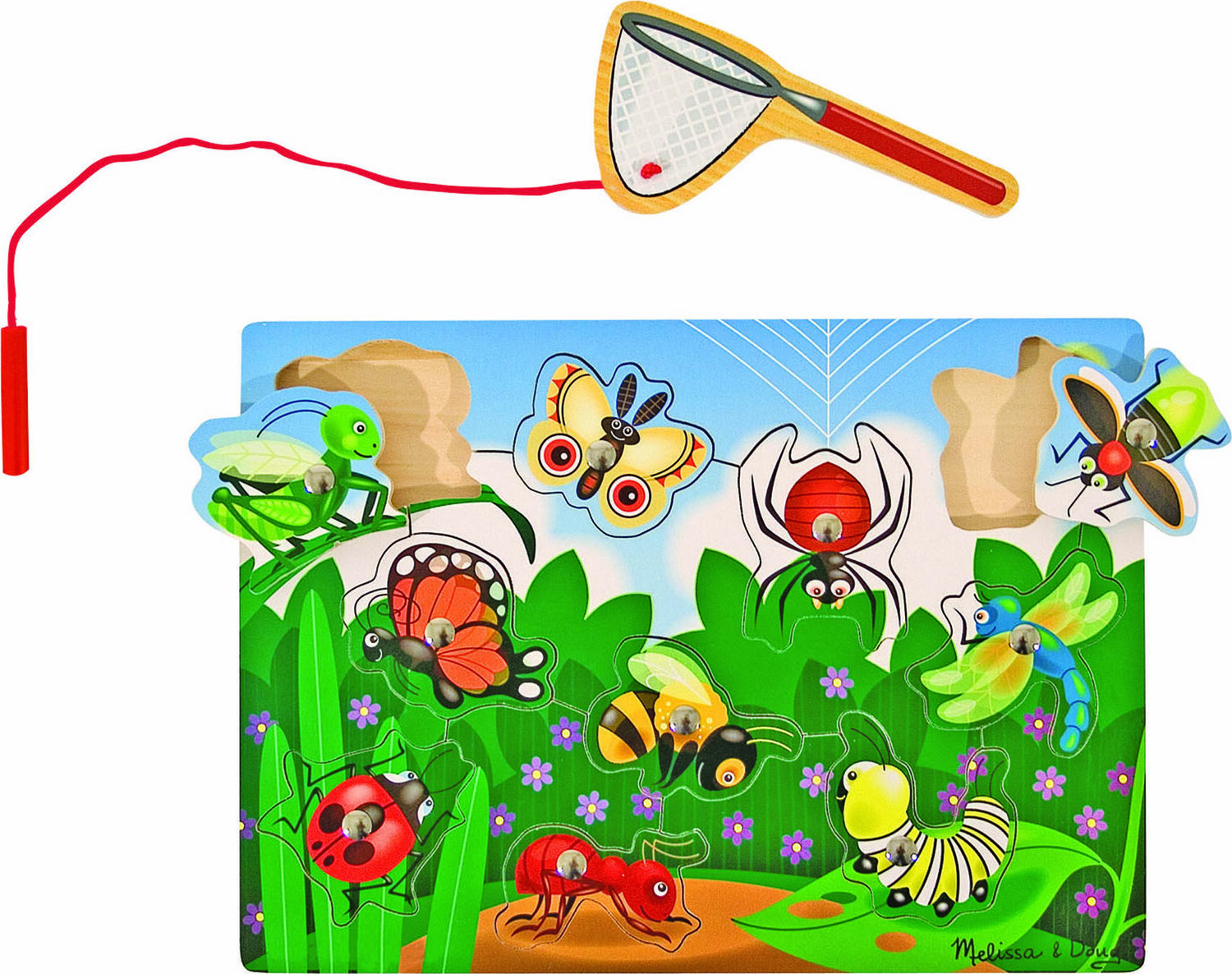 Melissa & Doug Md3779 Magnetic Bug Catching Game for sale online 