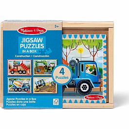 Construction Jigsaw Puzzles in a Box